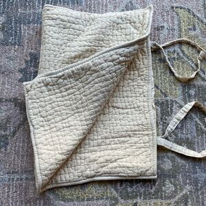 Pottery Barn Quilted Pillow Case Shams with Ties